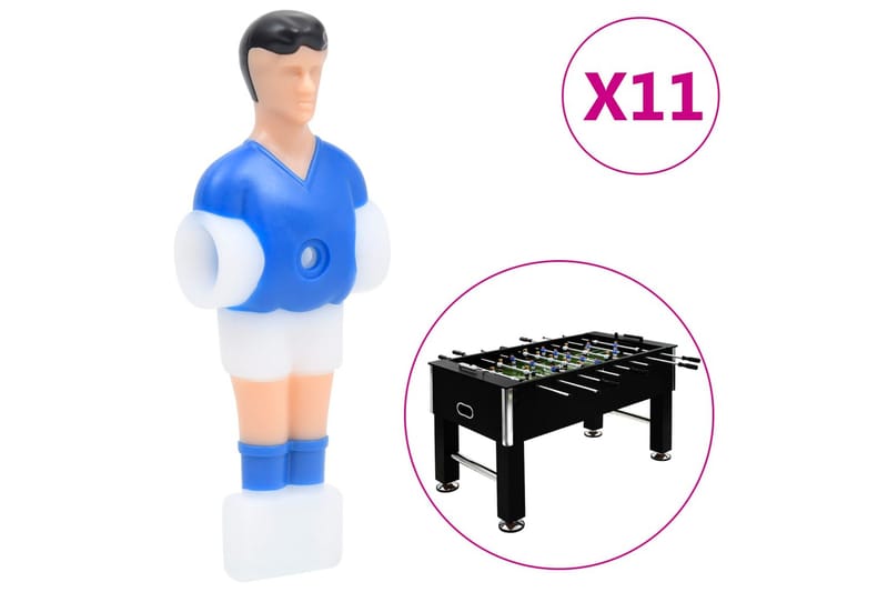 Fotballbordspillere for 12,7 mm stang 22 stk - Spillebord - Fotballbord