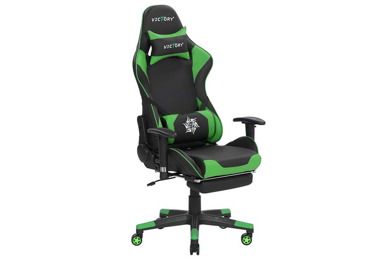 Gamingstol Victory Svart/Grønn - Svart/Grønn - Møbler - Bord - Spillebord