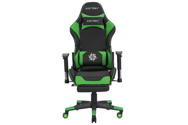 Gamingstol Victory Svart/Grønn - Svart/Grønn - Møbler - Bord - Spillebord