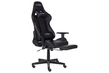 Gamingstol Victory Svart/Hvit - Svart/Hvit - Møbler - Bord - Spillebord