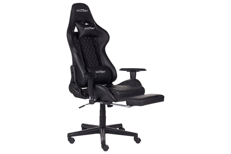 Gamingstol Victory Svart/Hvit - Svart/Hvit - Møbler - Bord - Spillebord