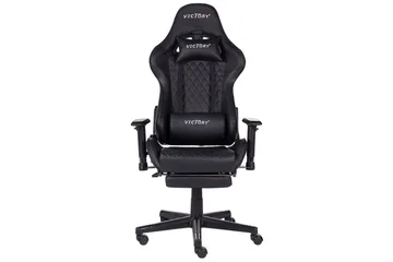 Gamingstol Victory Svart/Hvit - Svart/Hvit - Møbler - Bord - Spillebord