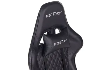 Gamingstol Victory Svart/Hvit - Svart/Hvit - Møbler - Bord - Spillebord