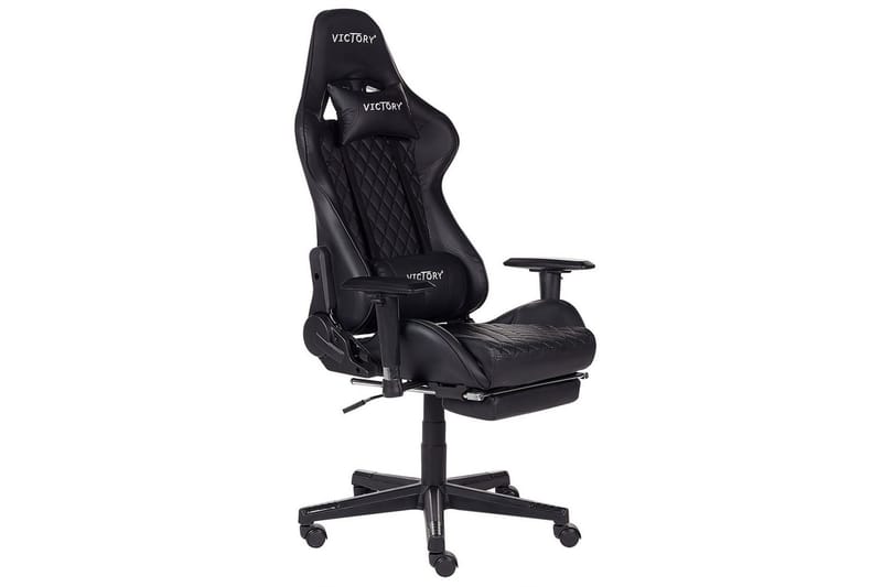 Gamingstol Victory Svart/Hvit - Svart/Hvit - Møbler - Bord - Spillebord