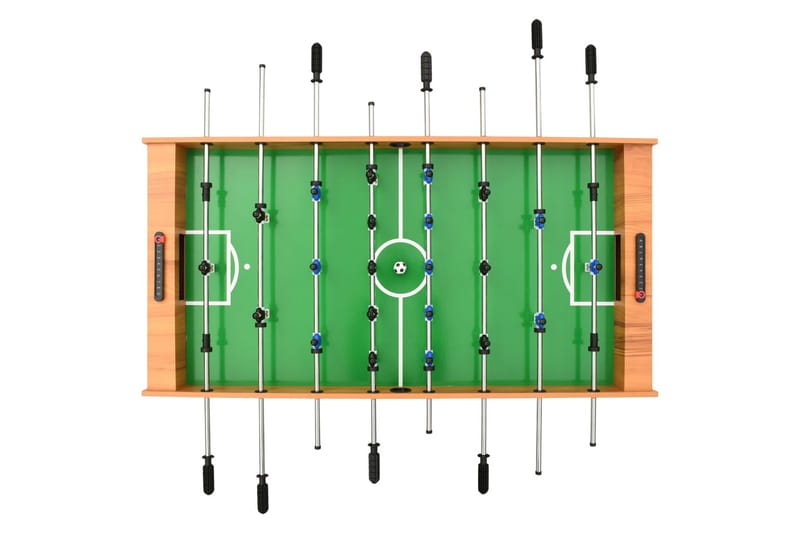 Sammenleggbart fotballbord 121x61x80 cm lys brun - Brun - Fotballbord - Spillebord