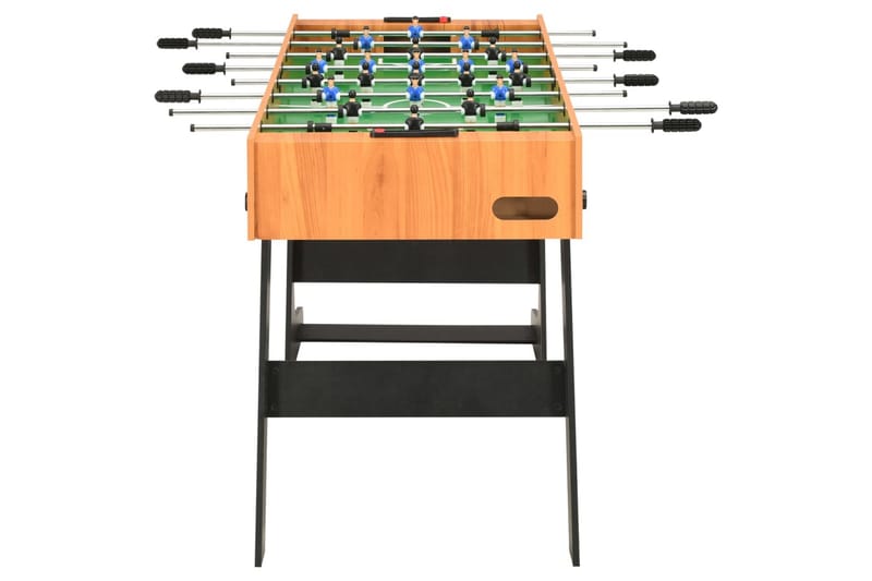 Sammenleggbart fotballbord 121x61x80 cm lys brun - Brun - Spillebord - Fotballbord
