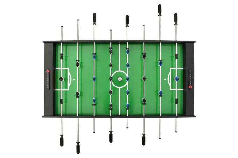 Sammenleggbart fotballbord 121x61x80 cm svart - Svart - Spillebord - Fotballbord