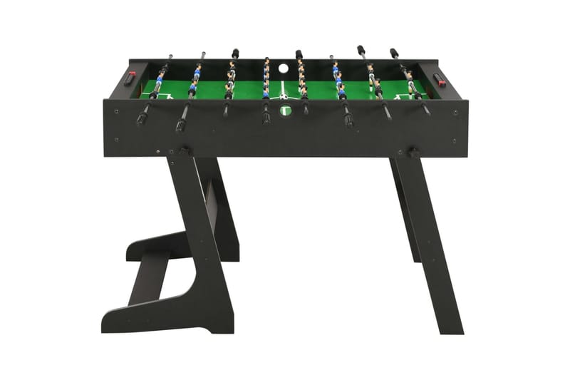 Sammenleggbart fotballbord 121x61x80 cm svart - Svart - Fotballbord - Spillebord