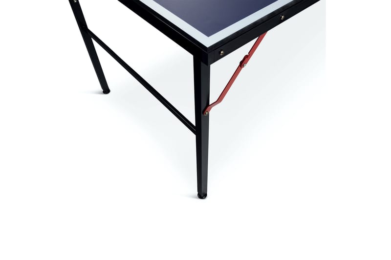 Sammenleggbart mini bordtennisbord inkl. nett, 2 racketer og baller 137x76 cm - Blå - Møbler - Bord - Spillebord