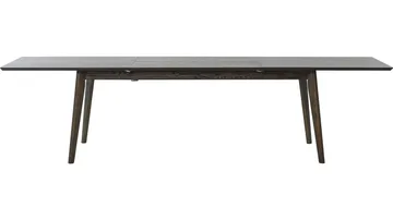 Spisebord Ålvik 200/300x95 cm - Brunlakkert - Møbler - Bord - Spisebord & kjøkkenbord