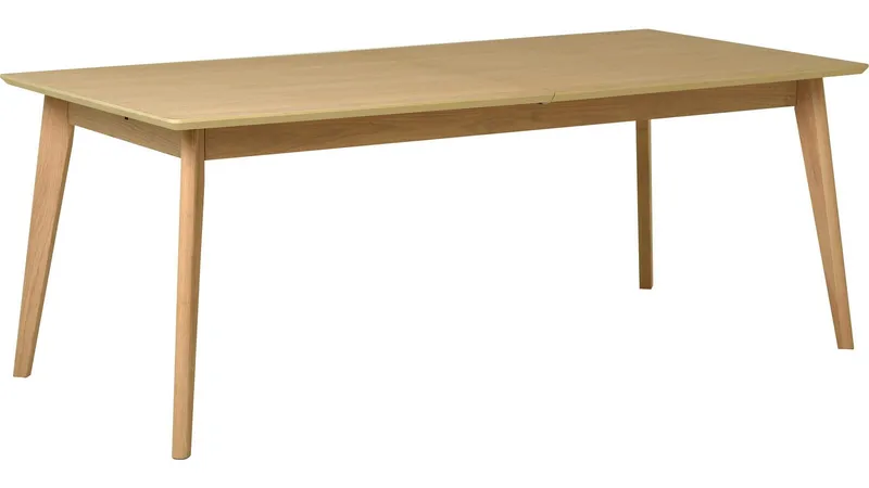 Spisebord Ålvik 200/300x95 cm, Hvitpigmentert eik
