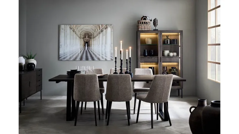 Spisebord Åsmark 240x100 cm - Mørkebrun - Møbler - Bord - Spisebord & kjøkkenbord
