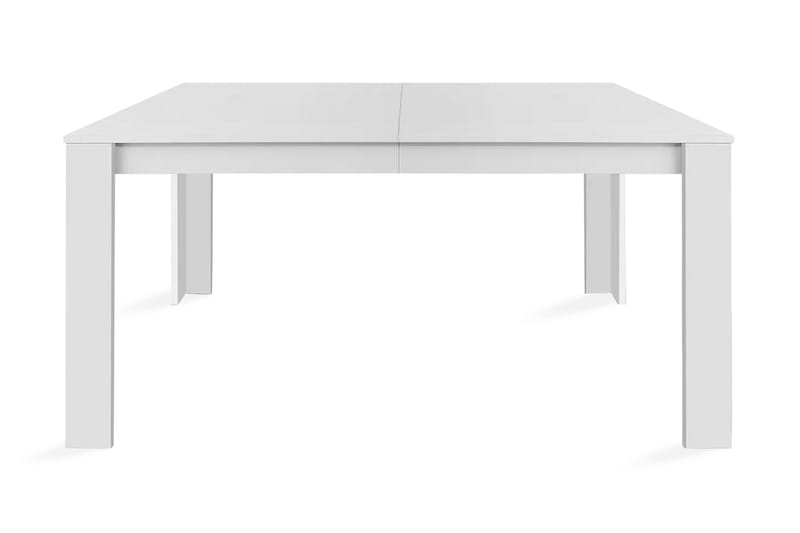 Spisebord 140x80x75 cm Hvitt - Hvit - Spisebord & kjøkkenbord