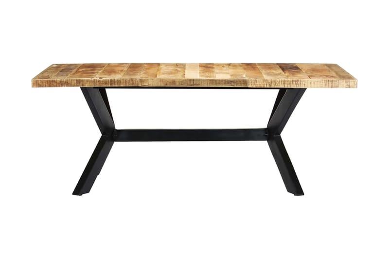 Spisebord 200x100x75 cm heltre mango - Spisebord & kjøkkenbord