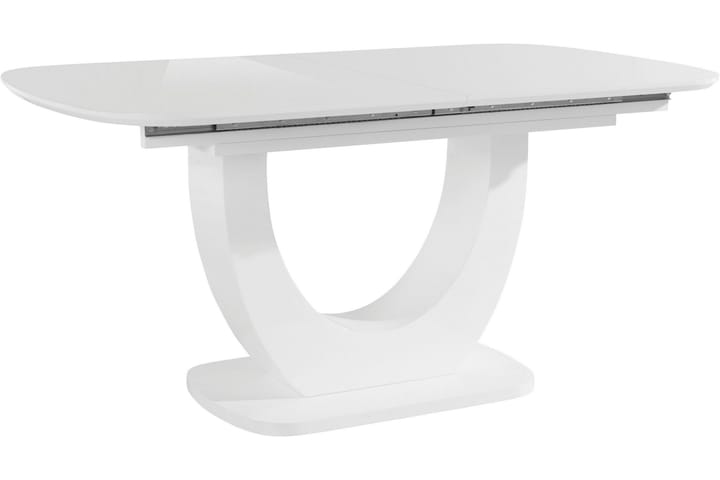Spisebord Ashleys Ovalt 160 cm - Hvit - Spisebord & kjøkkenbord