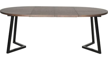 Spisebord Brisjö inkl 2 Tillegg Ø120 - 200 cm - Brun - Møbler - Bord - Spisebord & kjøkkenbord