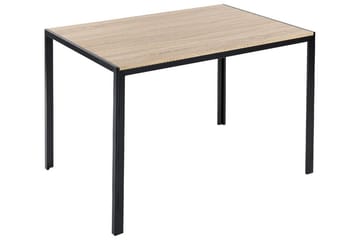 Spisebord Campi 80x120 cm - Lys Brun/Sort - Møbler - Bord - Spisebord & kjøkkenbord