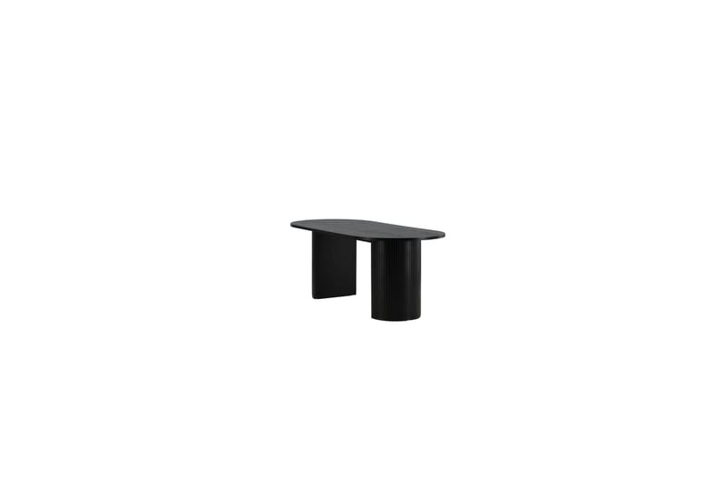 Spisebord Cinaba 200 cm Ovalt - Svart - Spisebord & kjøkkenbord