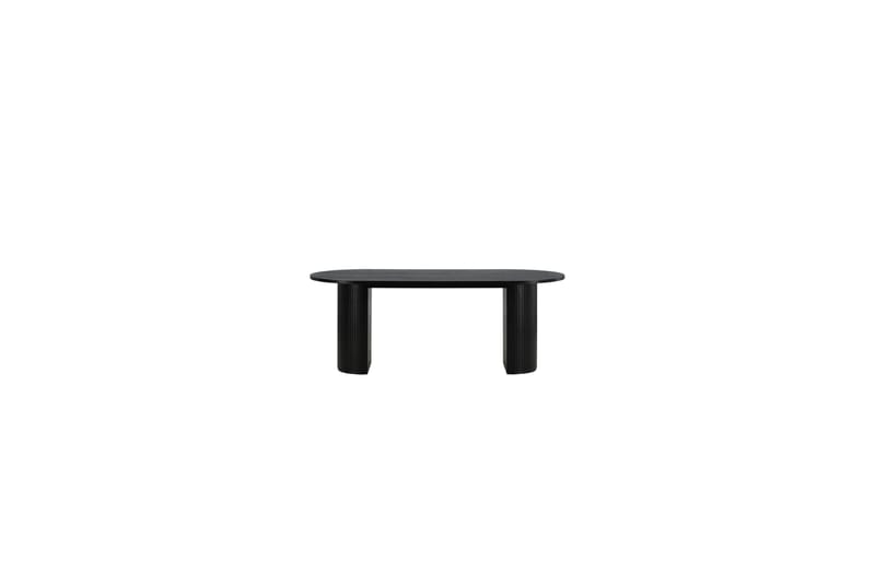 Spisebord Cinaba 200 cm Ovalt - Svart - Spisebord & kjøkkenbord
