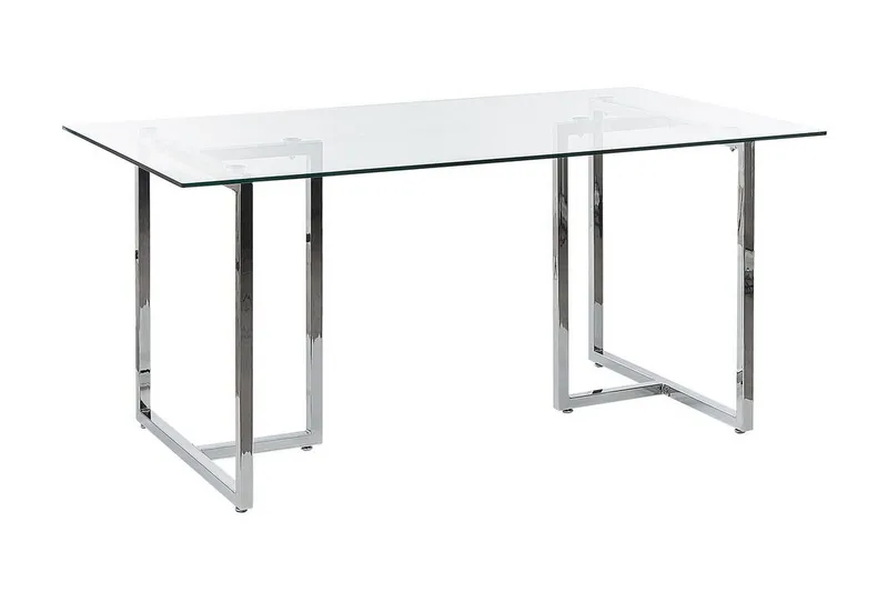 Spisebord Davson 90x160 cm, Sølv