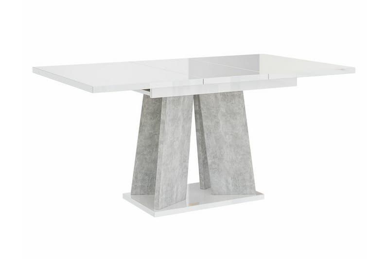 Spisebord Denogal 90 cm - Hvid - Spisebord & kjøkkenbord