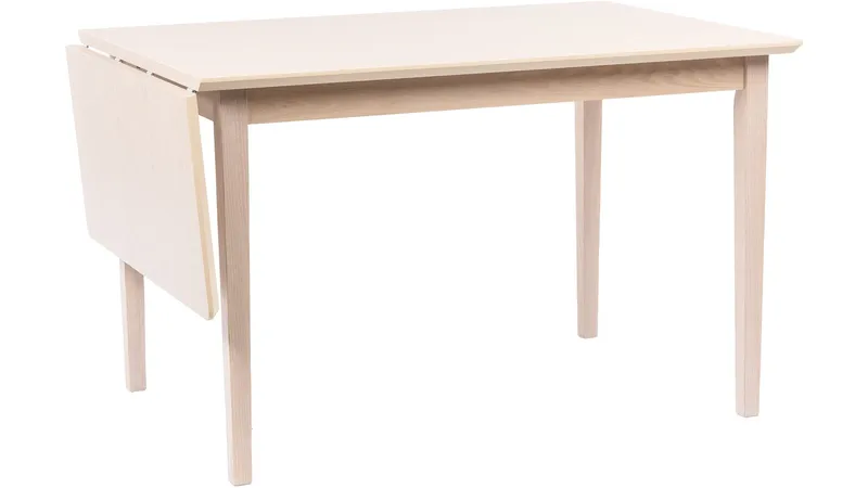 Spisebord Drevik med Klaff 120x85 cm - Hvit - Møbler - Bord - Sammenleggbart bord