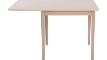 Spisebord Drevik med Klaff 85x85 cm - Hvit - Møbler - Bord - Sammenleggbart bord
