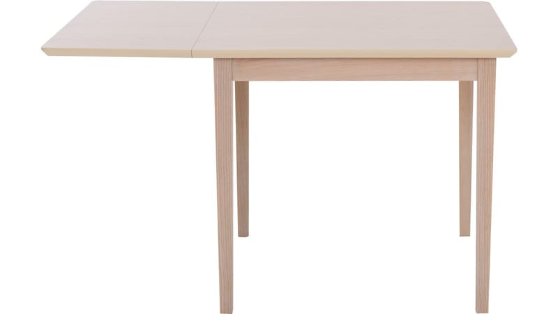 Spisebord Drevik med Klaff 85x85 cm - Hvit - Møbler - Bord - Sammenleggbart bord