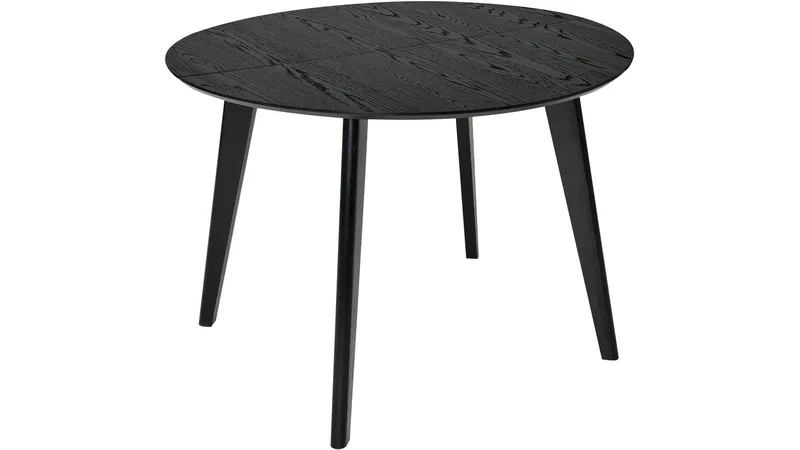 Spisebord Falmar 110 cm, Svartlakkert