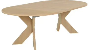 Spisebord Fjorden Med 1 Tillegg 130 cm - Hvitpigmentert - Møbler - Bord - Spisebord & kjøkkenbord