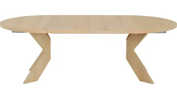 Spisebord Fjorden Med 2 Tillegg 130 cm - Hvitpigmentert - Møbler - Bord - Spisebord & kjøkkenbord