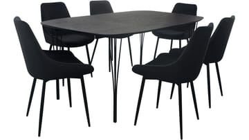 Spisebord Gårvik inkl 2 Ilegg 100x100 cm - Møbler - Bord - Spisebord & kjøkkenbord