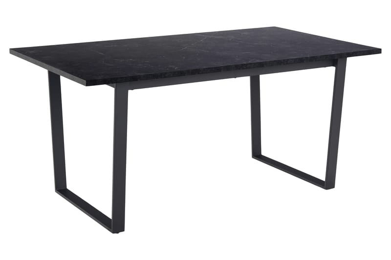 Spisebord Golly 160 cm - Svart/Matt Svart - Spisebord & kjøkkenbord