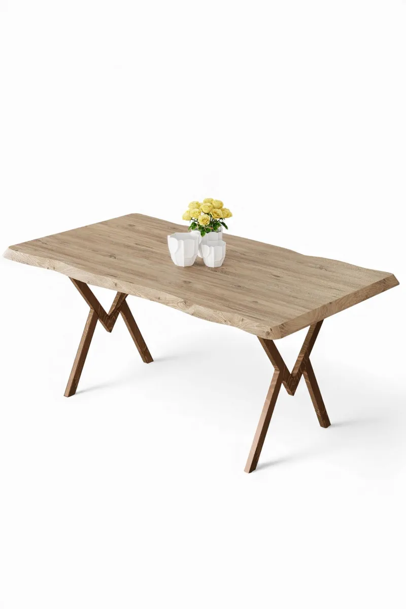Spisebord Hanah Home Akort (130 x 73 x 80 cm) Atlantisk furu brun