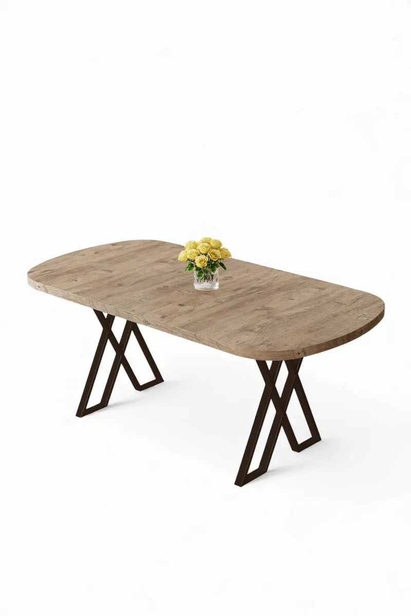 Spisebord Hanah Home Kaye (168 x 76 x 90 cm) Atlantisk furu brun