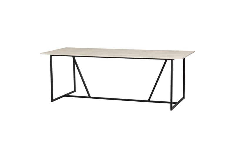 Spisebord Iria 220 cm - Beige - Spisebord & kjøkkenbord