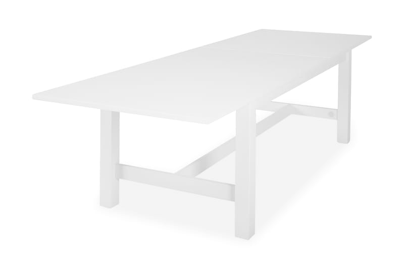 Spisebord Isadora Forlengningsbart 240 cm med Ileggsplate - Hvit - Spisebord & kjøkkenbord