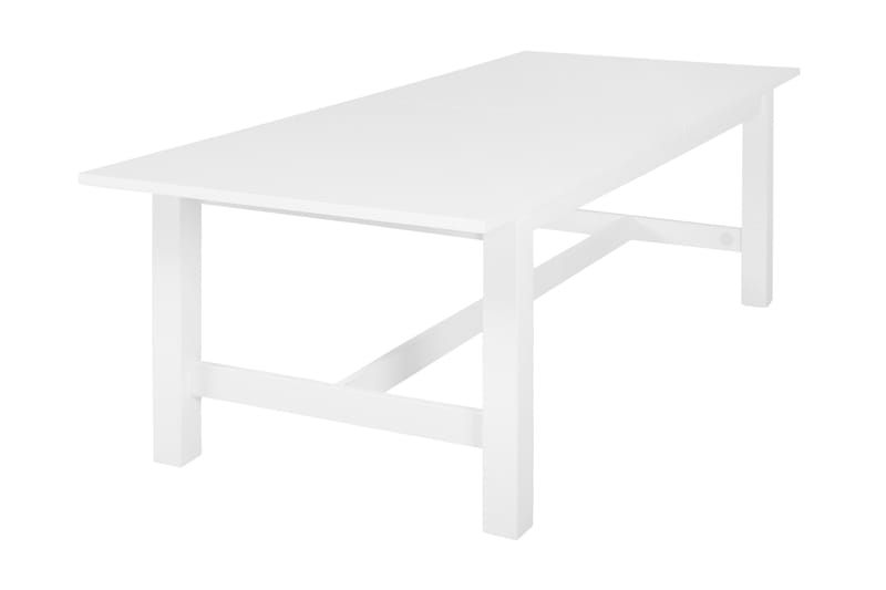 Spisebord Isadora Forlengningsbart 240 cm med Ileggsplate - Hvit - Spisebord & kjøkkenbord