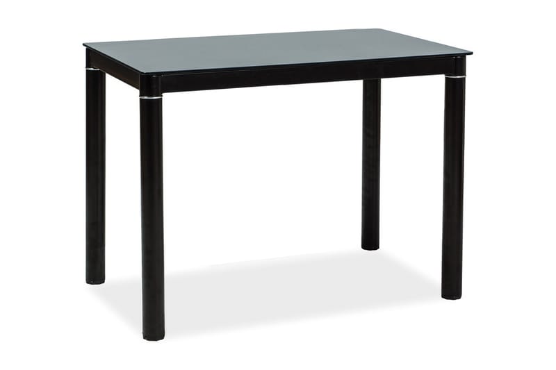 Spisebord Jelka 100 cm - Glass/Svart - Spisebord & kjøkkenbord