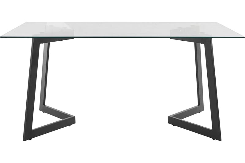Spisebord Jundep 4-seter - Hvit/Svart - Spisebord & kjøkkenbord