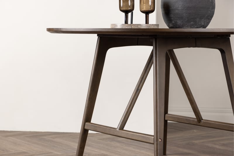 Spisebord Kaseindon 100 cm Brun - Venture Home - Spisebord & kjøkkenbord