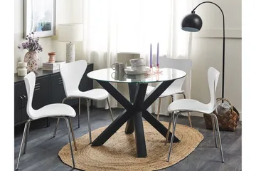 Spisebord Kerrobert 100 cm - Svart - Møbler - Bord - Spisebord & kjøkkenbord