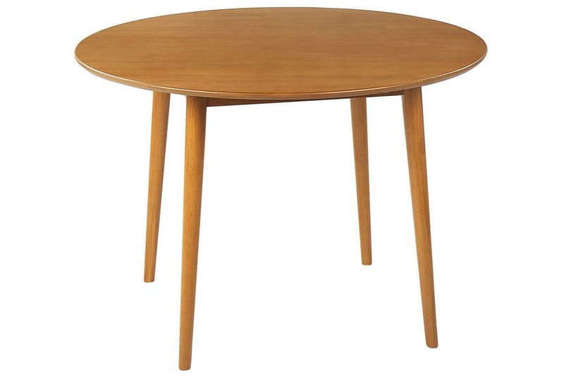 Spisebord Kindersley 110 cm Rundt - Lysebrun - Møbler - Bord - Spisebord & kjøkkenbord