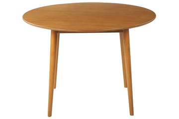 Spisebord Kindersley 110 cm Rundt - Lysebrun - Møbler - Bord - Spisebord & kjøkkenbord