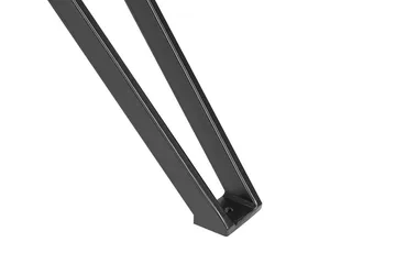 Ballina Spisebord 160 cm - Hvit / Svart - Møbler - Bord - Spisebord & kjøkkenbord