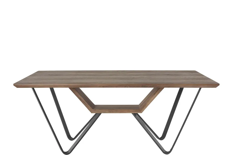 Barths Spisebord 180 cm - Natur/Svart - Møbler - Bord - Spisebord & kjøkkenbord