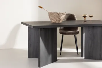 Bassholmen Spisebord 180x90 cm - Svart - Møbler - Bord - Spisebord & kjøkkenbord