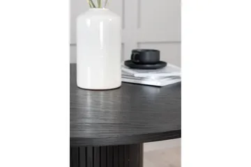 Bianca Spisebord 110 cm Rundt - Svart - Møbler - Bord - Spisebord & kjøkkenbord