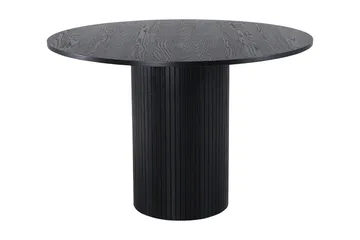 Bianca Spisebord 110 cm Rundt - Svart - Møbler - Bord - Spisebord & kjøkkenbord