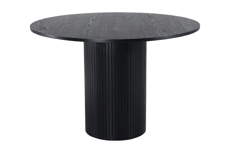 Bianca Spisebord 110 cm Rundt, Svart